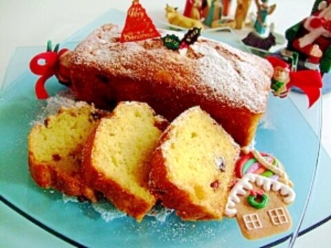 ホットケーキミックスでなんちゃってクリスマスケーキ